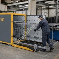 MT MAKİNA ATF-100 AĞIR HİZMET ASKI TEMİZLEME FIRINI – PİROLİZ BOYA SÖKME FIRINI,