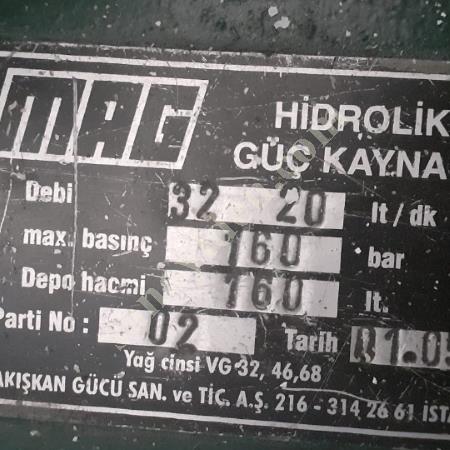 SATILIK HİDROLİK ÜNİTE GÜÇ KAYNAĞI, Hidrolik Pnömatik