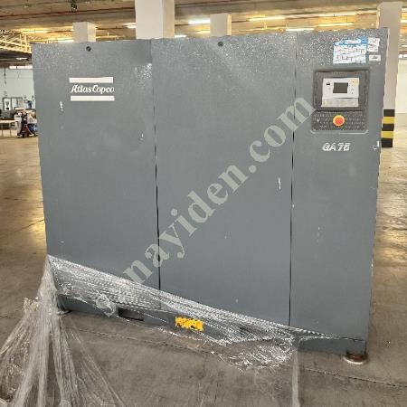 ATLAS COPCO GA 75 VİDALI HAVA KOMPRESÖRÜ, Vidalı Kompresör