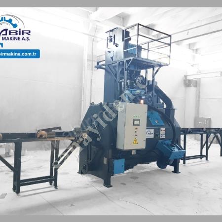 KANGAL TEL, MİL VE ÇELİK PROFİL KUMLAMA MAKİNESİ -ABİR MAKİNE A.Ş., Makina