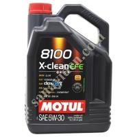 MOTUL 8100 X-CLEAN EFE 5W-30 ÜT:2021 5LT 8100X, Motor Yağları