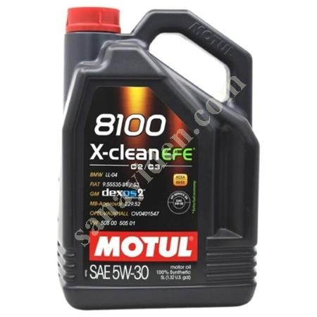 MOTUL 8100 X-CLEAN EFE 5W-30 ÜT:2021 5LT 8100X, Engine Oils