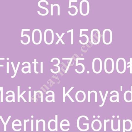 1997 MODEL  TEZSAN SN 50 RAPİTLİ  500X1500 FİYATI 375.000₺ 0536 709 41 57, Makina