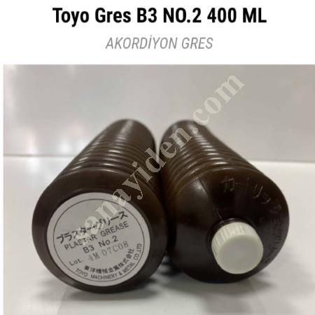 TOYO GRES B3 NO.2 400 ML  KÖRÜK MAKİNESİNDE KULLANILIR, Hidrolik Pnömatik