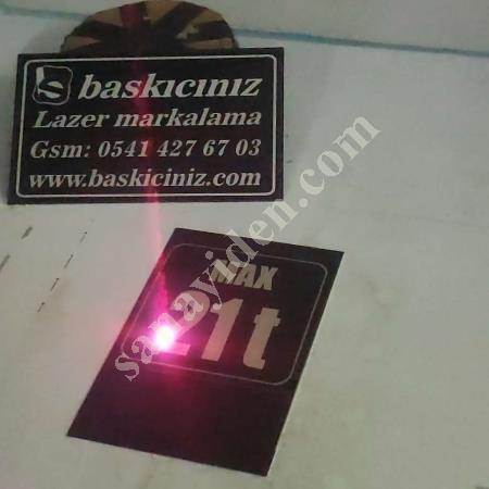 LAZER MARKALAMA, METAL ETİKET,MAKİNE ETİKETLERİ., Lazer Markalama