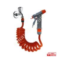 WASHING IRRIGATION HOSE SET 5 METERS  WITH TRIGGER FUNCTION, Water Hose