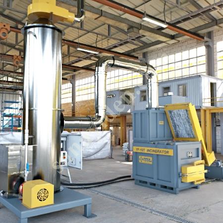 MT MAKİNA YF-10T POLİKLİNİK TİPİ TIBBİ ATIK YAKMA FIRINI (10 KG/SAAT), Geri Dönüşüm Makineleri