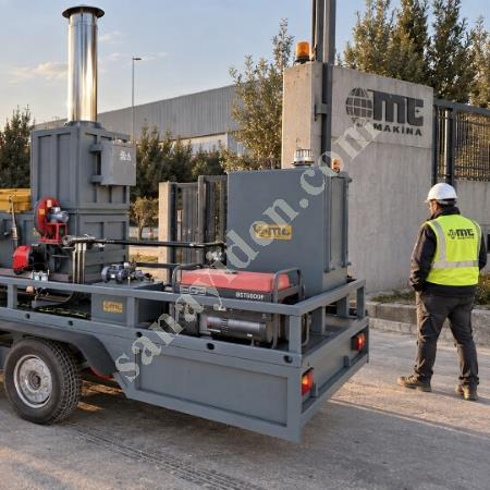 MT MAKİNA YFM-50R AĞIR HİZMET RÖMORKLU MOBİL YAKMA FIRINI (50 KG), Geri Dönüşüm Makineleri