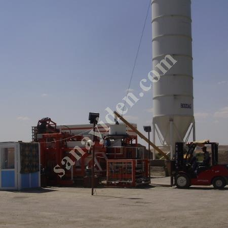 OTOMATİK BETON KİLİTLİ PARKE TAŞI BETON BORDÜR TAŞI BİMS BLOK BRİKET MAKİNASI, Makina