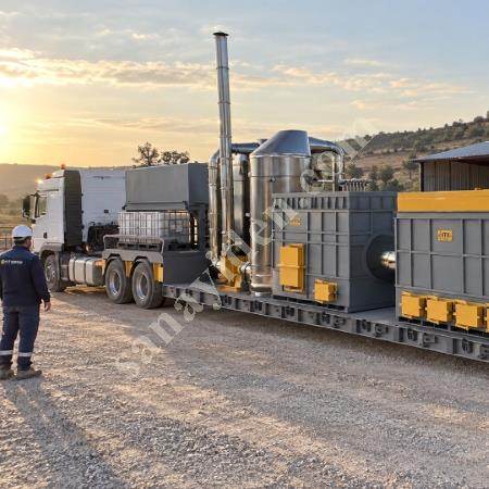 MT MAKİNA YFM-300R AĞIR HİZMET TREYLER ÜSTÜ YAKMA FIRINI (300 KG), Geri Dönüşüm Makineleri