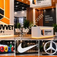 FUAR STANDI DEV LOGO VE ÖZEL TASARIM ÜRETİMİ,