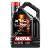 MOTUL 8100 ECO-NERGY 5W-30 ENGINE OIL 5 LT, Mineral Oils