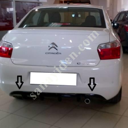 CITROEN C-ELYSEE REAR BUMPER DIFFUSER FIBER,