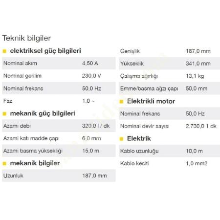 WACKER PS2 800 DALGIÇ DRENAJ POMPASI, 750 WATT, Dalgıç Pompa Fiyatları, Drenaj- Temiz Su- Kirli Su