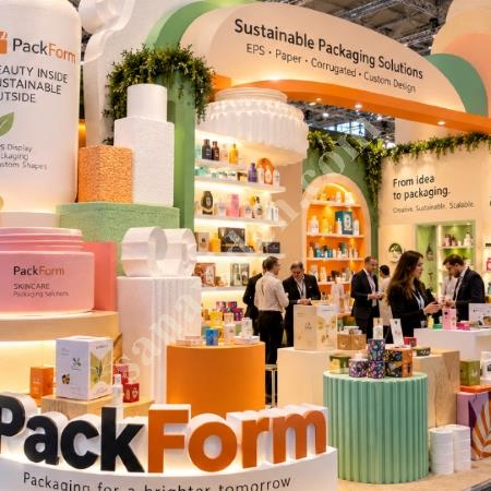 AMBALAJ FUARI İÇİN ÖZEL TASARIM STRAFOR STAND DEKORU, Yapı İnşaat
