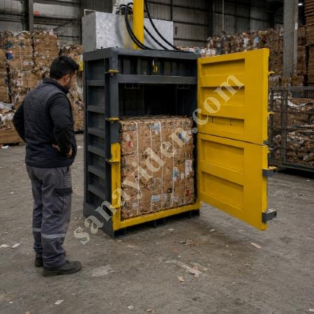 MT MAKİNA DB-100 ULTRA AĞIR HİZMET DİKEY BALYA PRESİ – 100 TON METAL & HURDA PRESİ, Geri Dönüşüm Makineleri