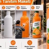 DEV ŞİŞE DUMMY BÜYÜK BOY REKLAM TANITIM ÜRÜNÜ,