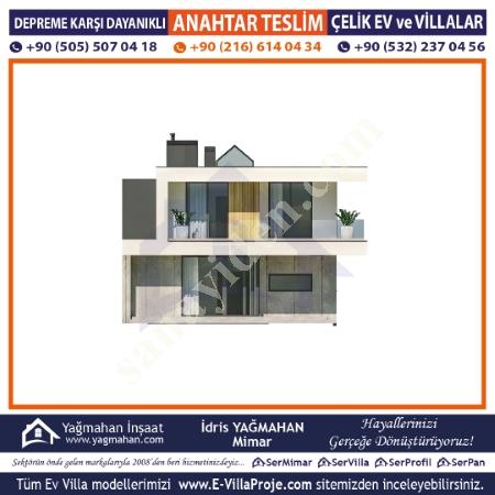 SERVİLLA ÇELİK EV VİLLA - 120 AY TAKSİTLE ANAHTAR TESLİM VİLLA, Yapı İnşaat