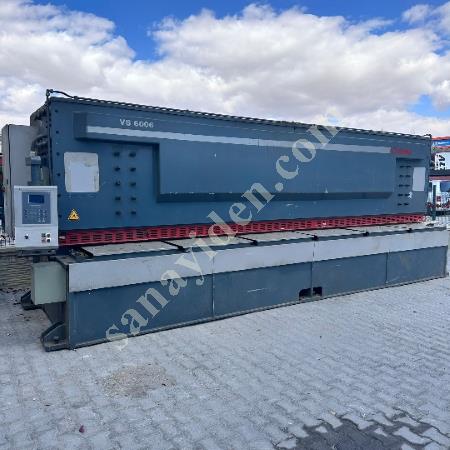 DURMAZLAR BRAND VS 6 METERS 6 MM CNC ANGLE ADJUSTABLE HYDRAULIC GUILLOTINE SHEAR, Guillotine Scissors