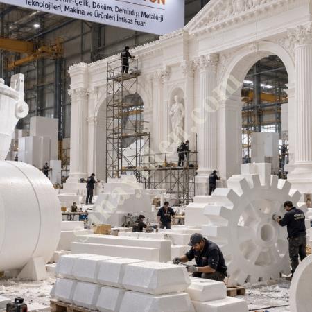 ANKIROS 2026 İÇİN ÖZEL FUAR STANDI DEKORU VE 3D ENDÜSTRİYEL MAKET ÜRETİMİ, Yapı İnşaat