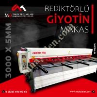 LRGM 3050 X 5MM REDİKTÖRLÜ GİYOTİN MAKAS LİNDA MACHİNE, Giyotin Makas