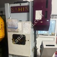 40 TON ŞAHİN MARKA LAMİNASYON PRESİ ÇALIŞIR DURUMDA TEK BİYELLİ PRES, Eksantrik Pres