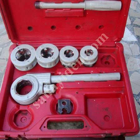 DİŞ ACMA MAKİNESİ BİR CEREKTEN BİRBUCUK PARMAĞA KADAR METAL BORULARA DİŞ ACAR, Hortum & Boru