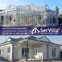 SERVİLLA ÇELİK EV VİLLA SİSTEMLERİ PROJE SUNUMU - 635 MODELİ, Yapı İnşaat