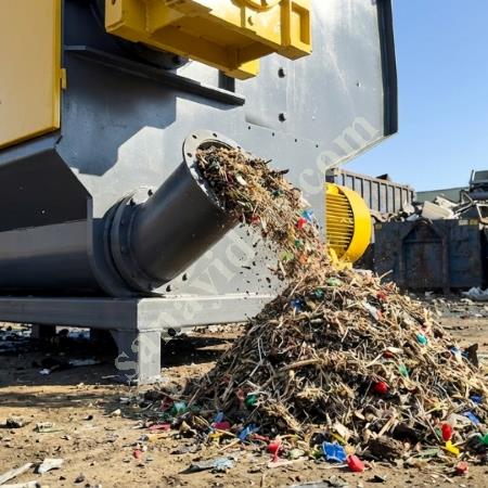 MT MAKİNA CROTAX-300 DEVASA TEK ŞAFTLI PARÇALAMA TESİSİ (3000MM), Geri Dönüşüm Makineleri