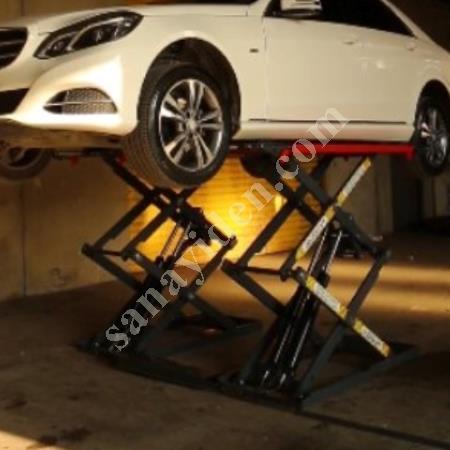 OTOMOBİL MAKASLI LİFT (ELEKTROHİDROLİK MAKASLI), Araç Kaldırma Liftleri - Oto Lift
