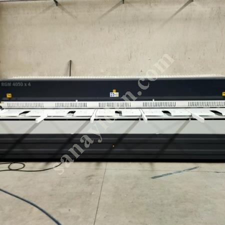 LRGM 4050 X 4MM REDİKTÖRLÜ NC KONTROLLÜ 750MM LİNDAGİYOTİN MAKAS, Giyotin Makas