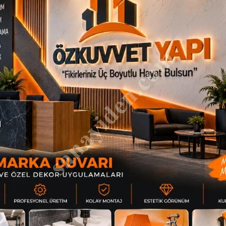 EPS MARKA DUVARI 3D MARKA TASARIMI VE ÜRETİMİ, Yapı İnşaat