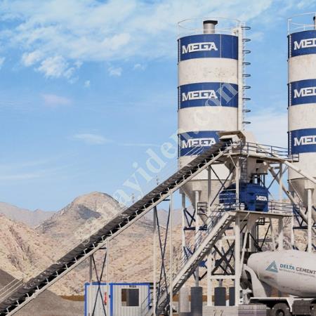 MEGA BETON SANTRALİ 120 M3 - TWINSHAFT MİKSER - ÜCRETSİZ NAKLİYE, Yapı İnşaat