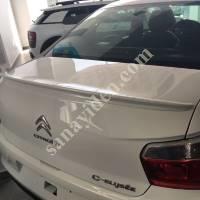 CITROEN C-ELYSEE TRUNK TOP SPOILER FIBER,