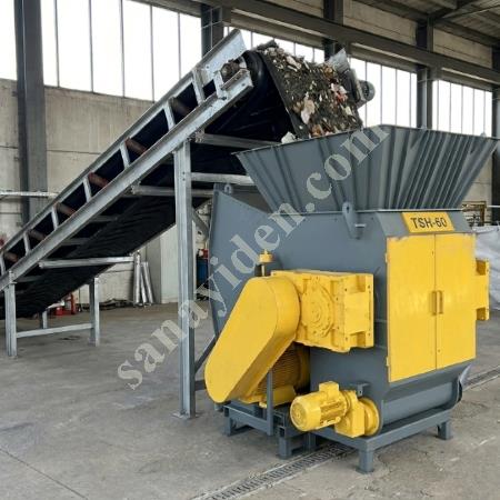 MT MAKİNA CROTAX-60 TEK ŞAFTLI PARÇALAYICI (SHREDDER) - PLASTİK VE AHŞAP KIRICI, Geri Dönüşüm Makineleri