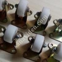 SATILIK MAŞALI 55 LİK SABİT YÖN POLYEMİD YER ARABASI TEKERLEĞİ, Metal