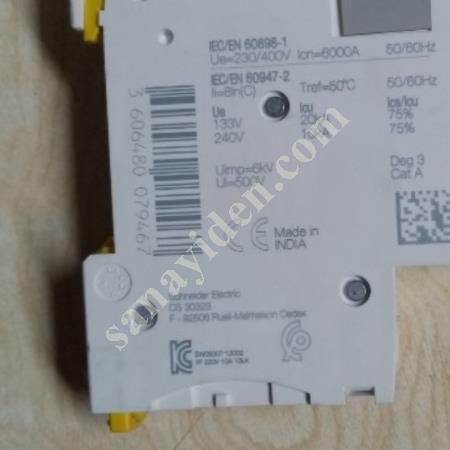 SATILIK 25 AMPER OTOMATİK SİGORTA  C TİPİ SCHNEİDER MARKA, Elektrik & Enerji
