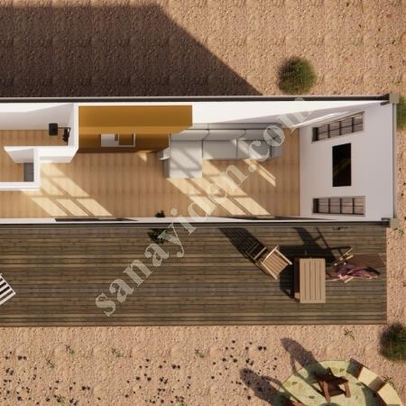 YAŞAM KONTEYNER - 40 HC LIMAN YÜK KONTEYNER EV, Container House Prices With Roof - Prefabricated Buildings - Container