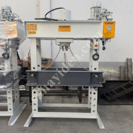 KUMAK MARKA 150 TON GEZER PİSTONLU HİDROLİK ATÖLYE PRESİ (SIFIR), İş Makineleri