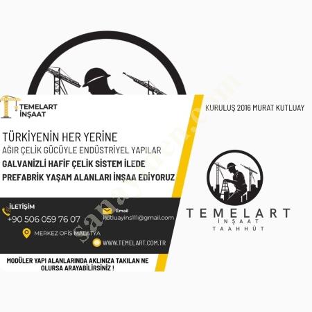 //TR HER BÖLGEYE AĞIR ÇELİK HANGAR YAPILARI, Çelik Konstrüksiyon