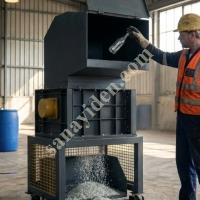 MT MAKİNA CAMPAR PURE-400 CAM ŞİŞE KIRMA MAKİNESİ,