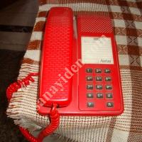 TELEFON KUTUSU NETAŞ MARKA CALIŞIR DURUMDA  MASA ÜSTÜFON KIRMIZI RENK MEVCUT, Diğer