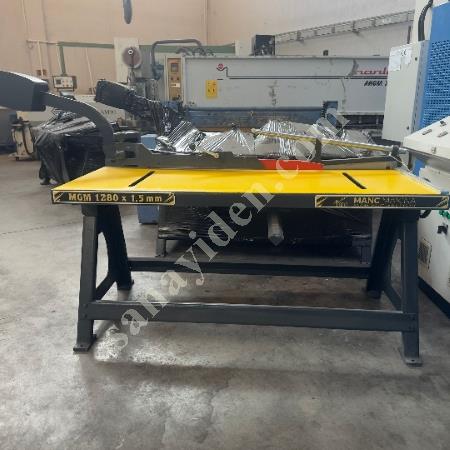MANC MARKA 127 CM LIK 1.5 MM KOLLU GİYOTİN MAKAS (SIFIR), Makina