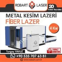 FİBER LAZER METAL KESİM  DEĞİŞEN TABLA KAPALI KABİN  ROBART LAZER, Lazer Kesim Makinası