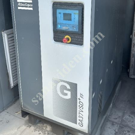 ATLAS COP-CO GA37VSD+FF KOMPRESÖR (YETKİLİ SERVİS BAKIMLI), Vidalı Kompresör