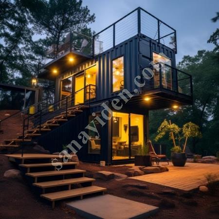 PREFABRİK EV - ENDÜSTRİYEK PREFABRİK EV - 40 HC MODİFİYE KONTEYNER EV, Prefabrik Ev Modelleri, Konteyner Ev Fiyatları