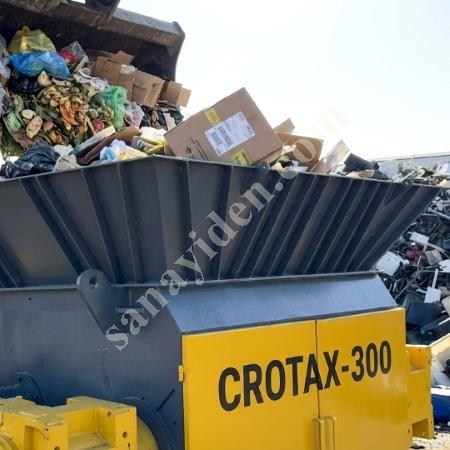 MT MAKİNA CROTAX-300 MEGA ENDÜSTRİYEL TEK ŞAFTLI PARÇALAYICI, Geri Dönüşüm Makineleri