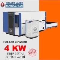 4 KW YERLİ ÜRETİM ROBART FİBER LAZER, Lazer Kesim Makinası