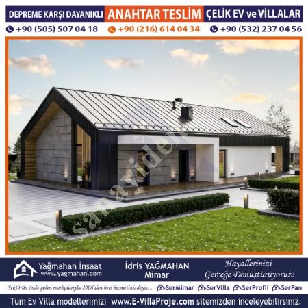 SERVİLLA ÇELİK EV VİLLA SİSTEMLERİ PROJE SUNUMU - KZN-1008, Yapı İnşaat