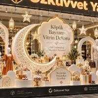 KÖPÜK BAYRAM VİTRİN DEKORU ÖZEL TASARIMI,